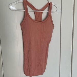 45. Size 2 LULULEMON Rose Pink Ebb To Street Tank